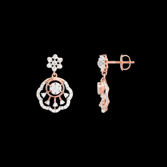 18K Rose Gold Diamond Jewellery - 0.499ct VVS-VS-GH