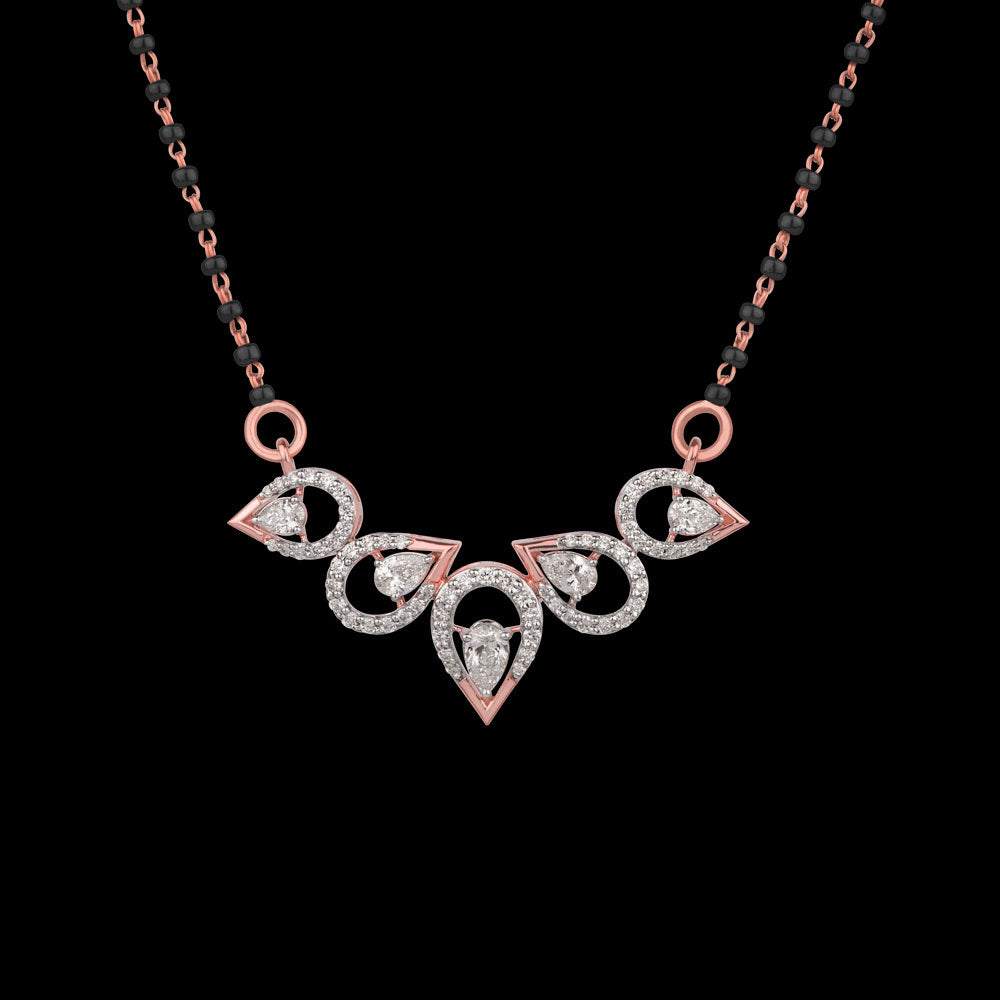 18K Rose Gold Diamond Tanmaniya - 0.92ct VVS-VS-GH