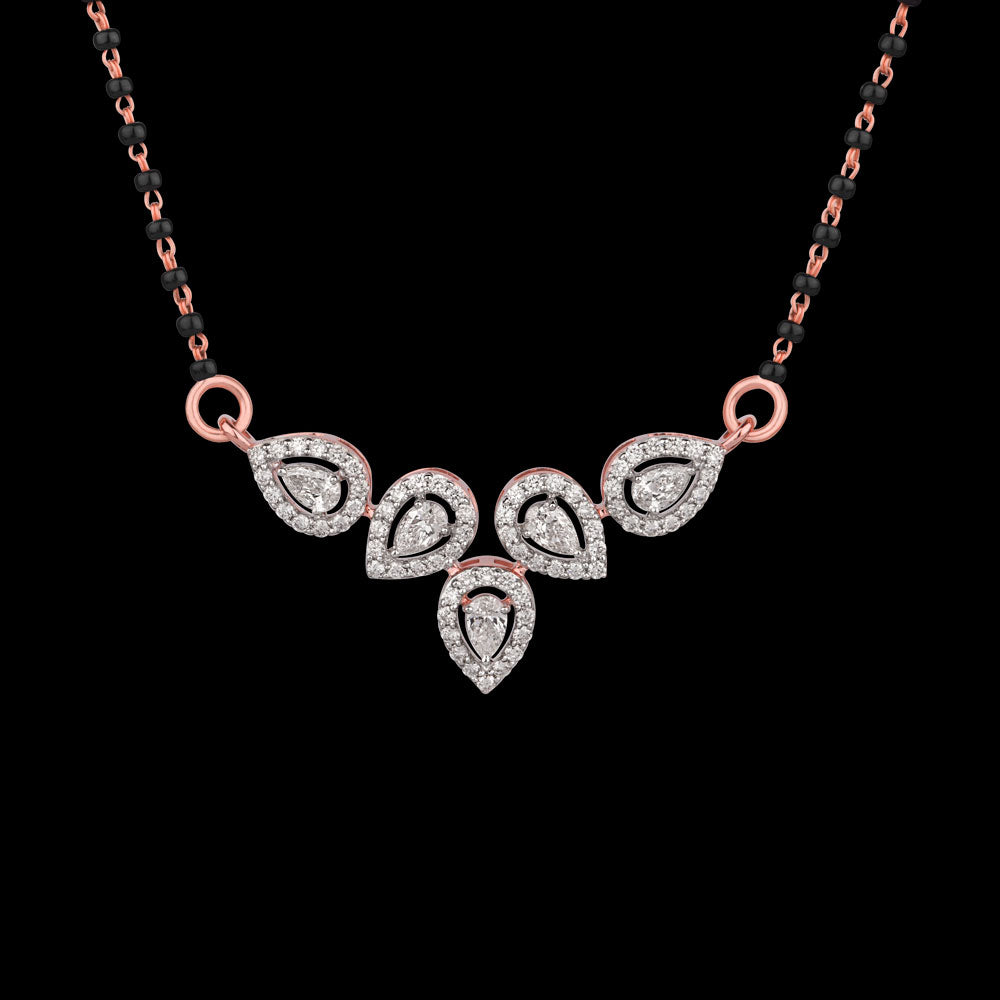 18K Rose Gold Diamond Tanmaniya - 1.06ct VVS-VS-GH