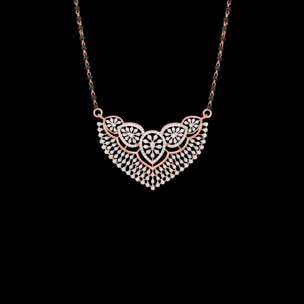 18K Rose Gold Diamond Tanmaniya - 2.03ct VVS-VS-GH