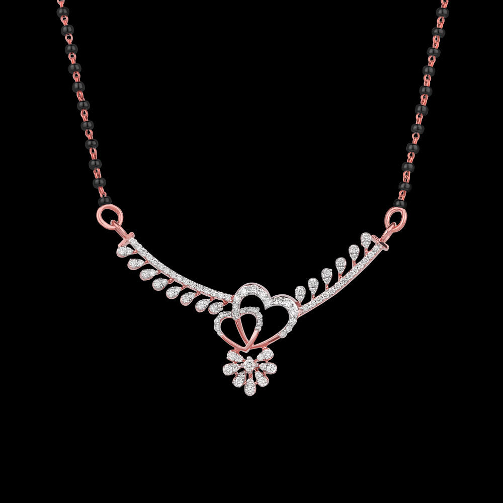 14K Rose Gold Diamond Tanmaniya - 0.88ct VVS-VS-GH