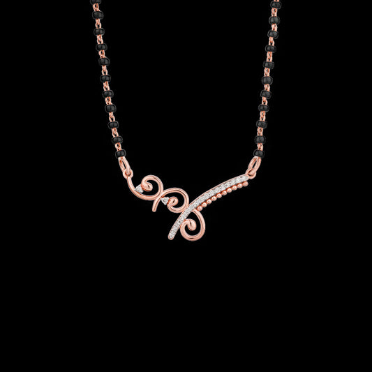 14K Rose Gold Diamond Tanmaniya - 0.137ct VVS-EF