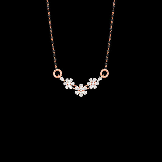 18K Rose Gold Diamond Tanmaniya - 0.666ct VVS-EF