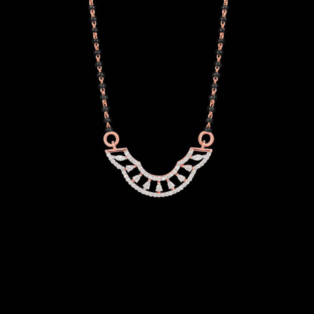 18K Rose Gold Diamond Tanmaniya - 0.47ct VVS-FG