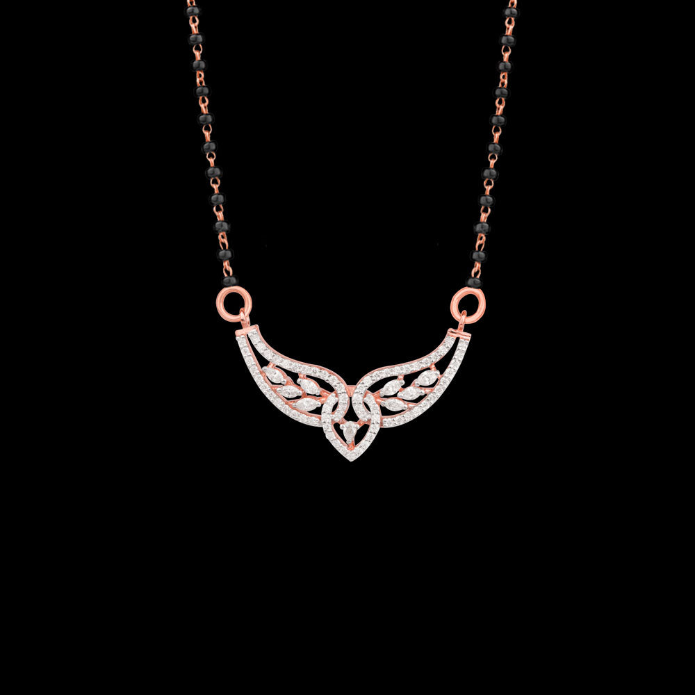 18K Rose Gold Diamond Tanmaniya - 0.61ct VVS-EF