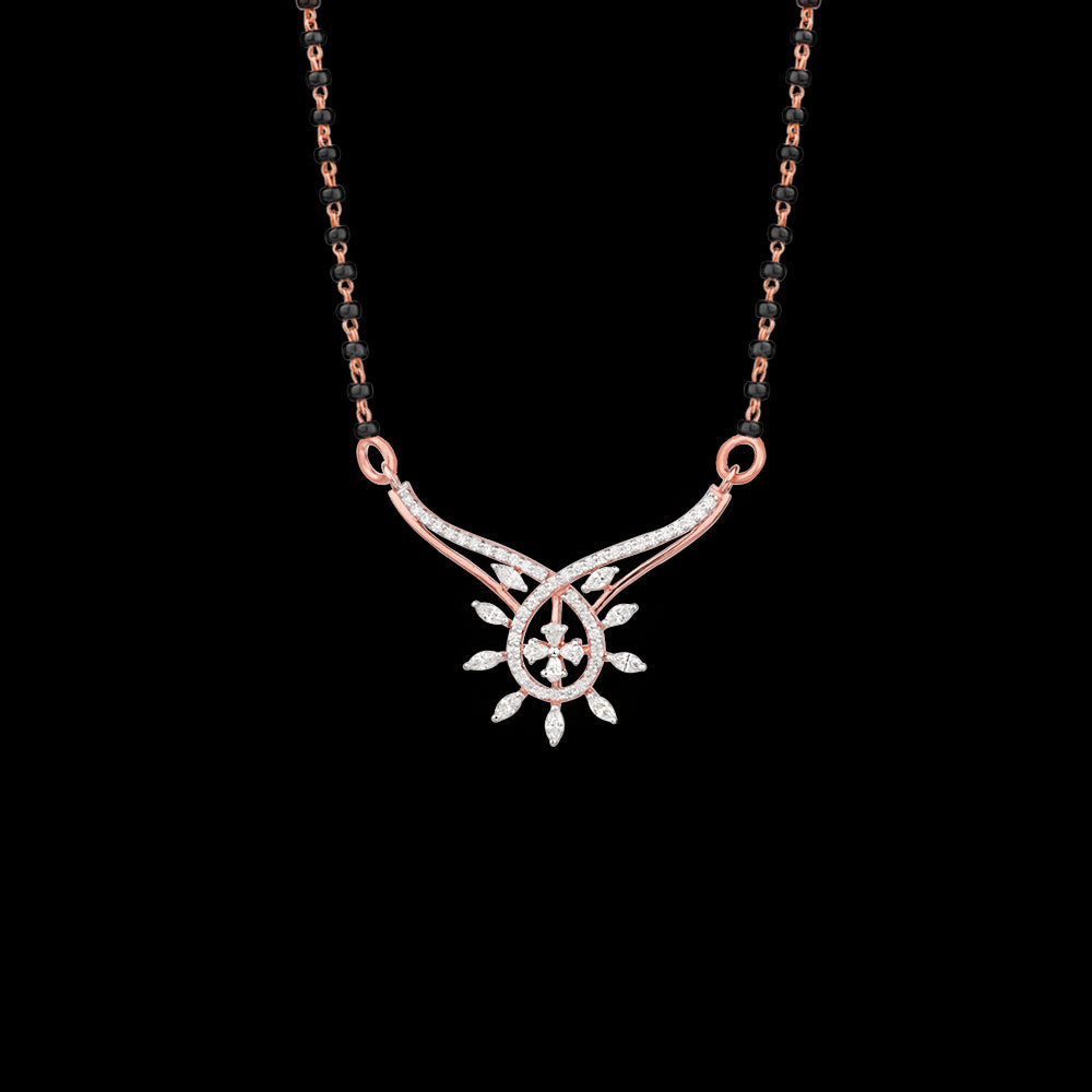 18K Rose Gold Diamond Tanmaniya - 0.567ct VVS-EF