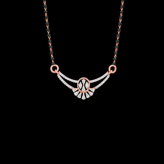 18K Rose Gold Diamond Tanmaniya - 0.49ct VVS-EF