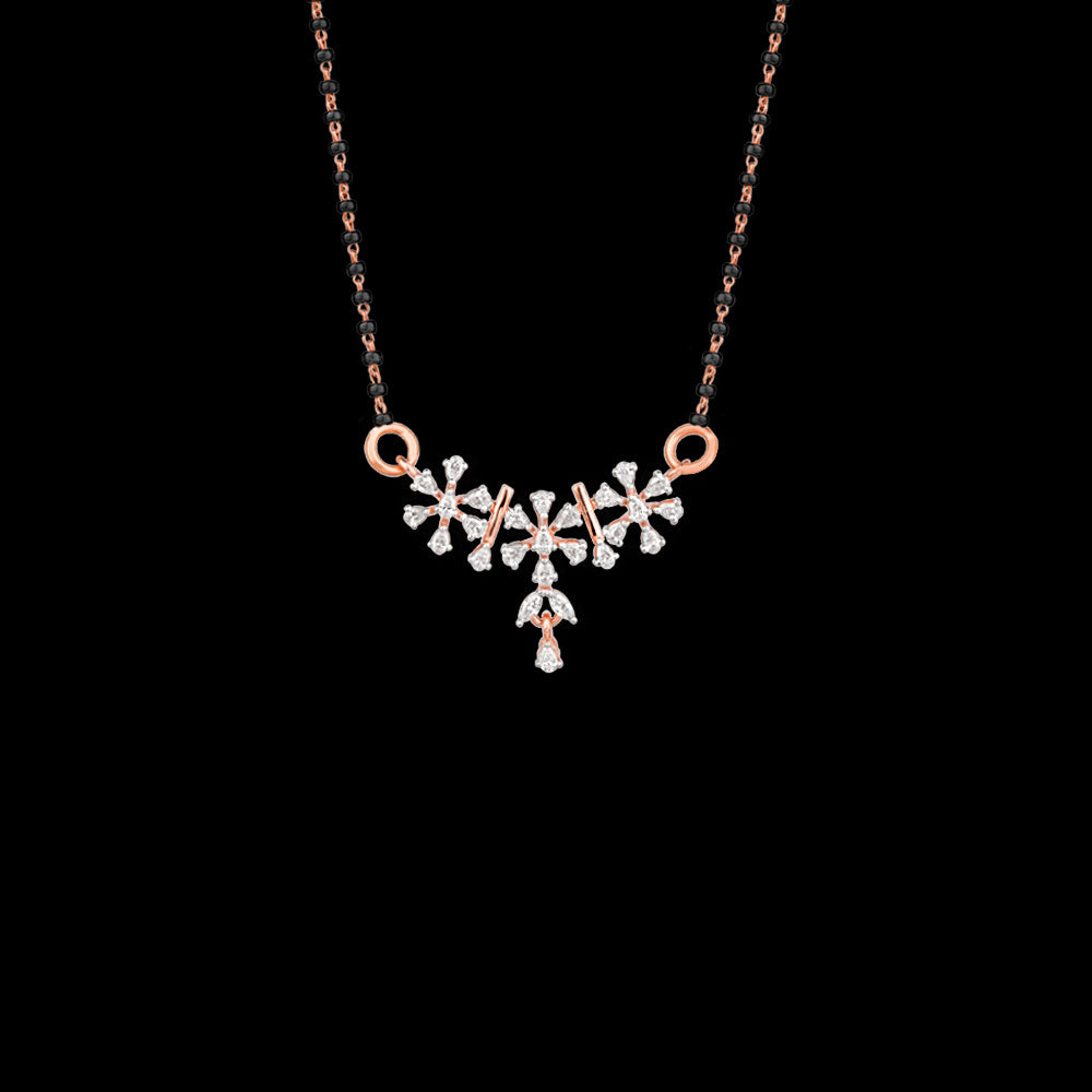 18K Rose Gold Diamond Tanmaniya - 0.466ct VVS-EF