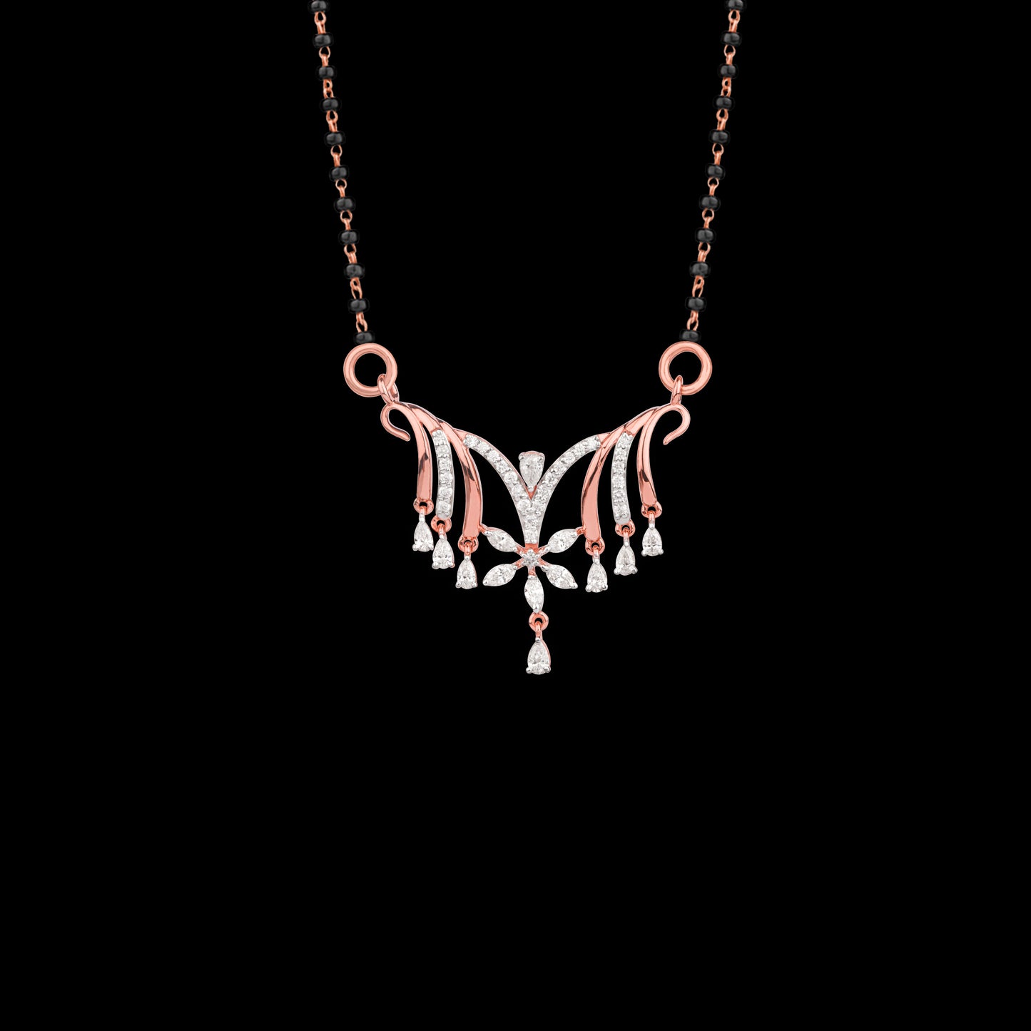 18K Rose Gold Diamond Tanmaniya - 0.529ct VVS-EF