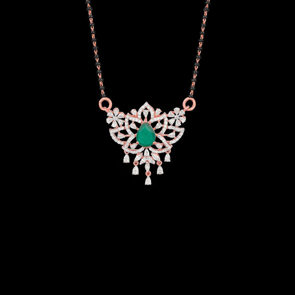 18K Rose Gold Diamond Tanmaniya - 1.126ct VVS-FG with Colour Stones