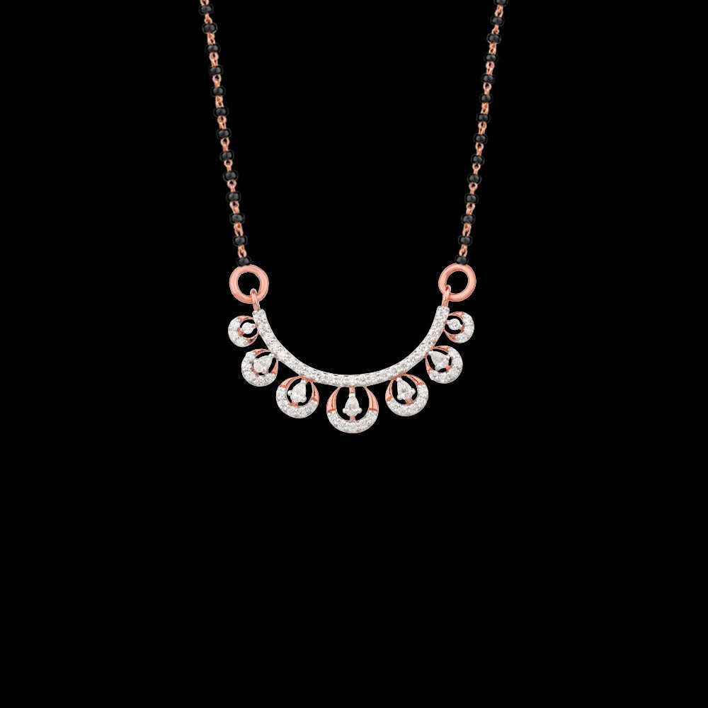 18K Rose Gold Diamond Tanmaniya - 0.456ct VVS-EF