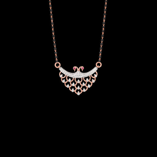 18K Rose Gold Diamond Tanmaniya - 0.542ct VVS-FG with Colour Stones