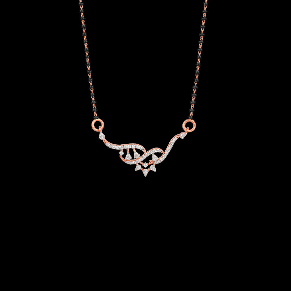 18K Rose Gold Diamond Tanmaniya - 0.47ct VVS-EF