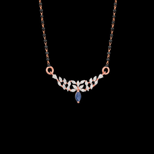 18K Rose Gold Diamond Tanmaniya - 0.515ct VVS-EF with Colour Stones