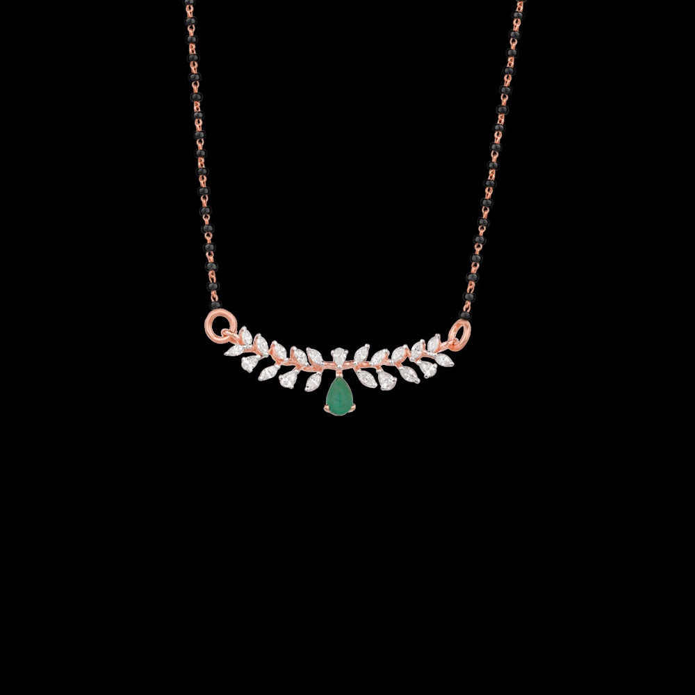 18K Rose Gold Diamond Tanmaniya - 0.482ct VVS-EF with Colour Stones