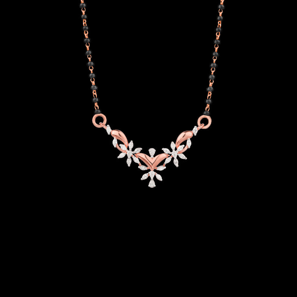 18K Rose Gold Diamond Tanmaniya - 0.499ct VVS-EF