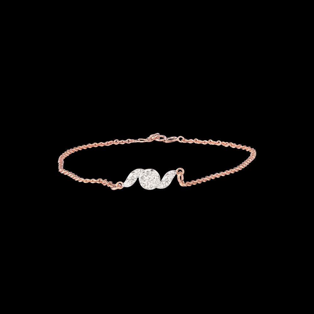 18K Rose Gold Diamond Bracelet - 0.364ct VVS-VS-HI