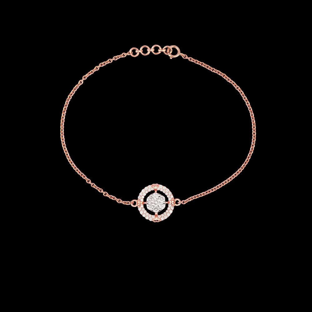 18K Rose Gold Diamond Bracelet - 0.501ct VS-SI-GH