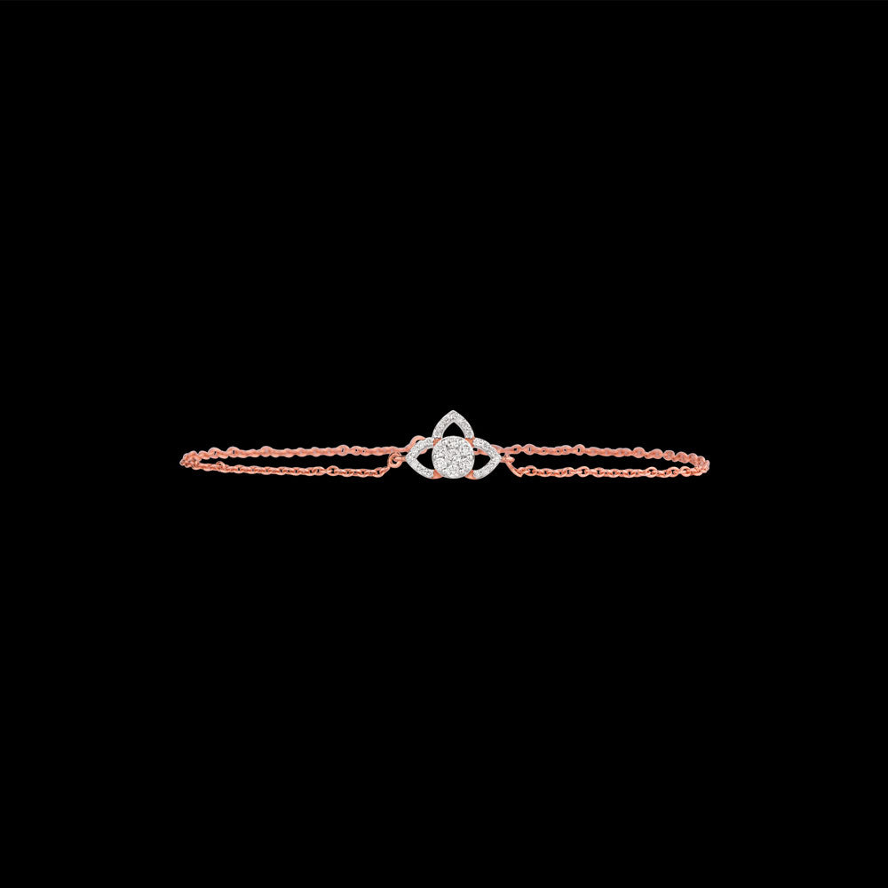 18K Rose Gold Diamond Bracelet - 0.281ct VS-SI-GH