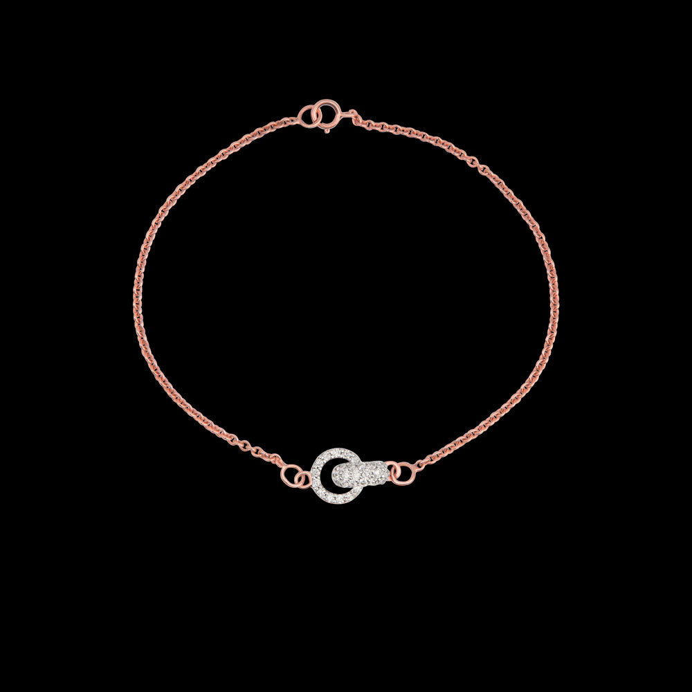 18K Rose Gold Diamond Bracelet - 0.278ct VVS-VS-EF
