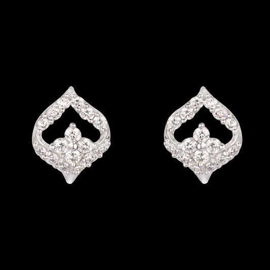 14K Rose Gold Diamond Earrings - 0.49ct VVS-VS-HI