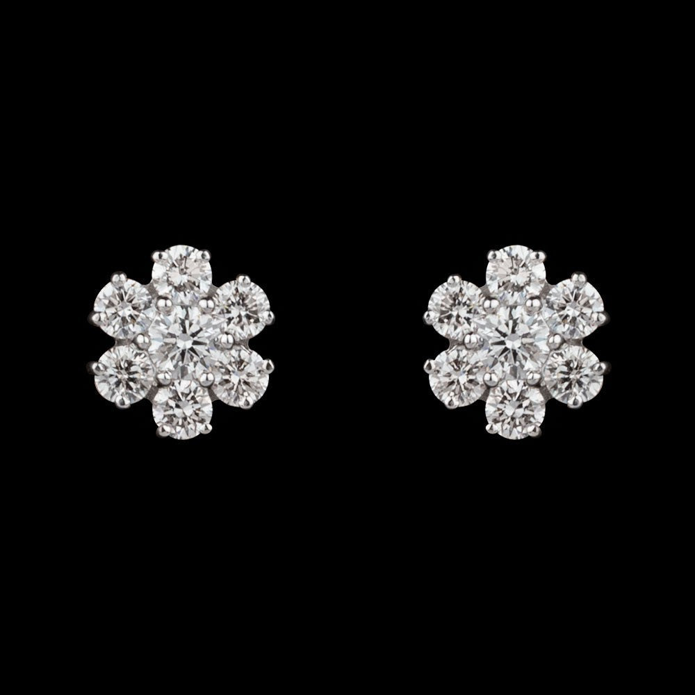 14K Rose Gold Diamond Earrings - 0.31ct VS-GH