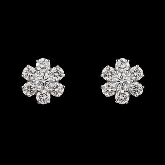 14K Rose Gold Diamond Earrings - 0.31ct VS-GH