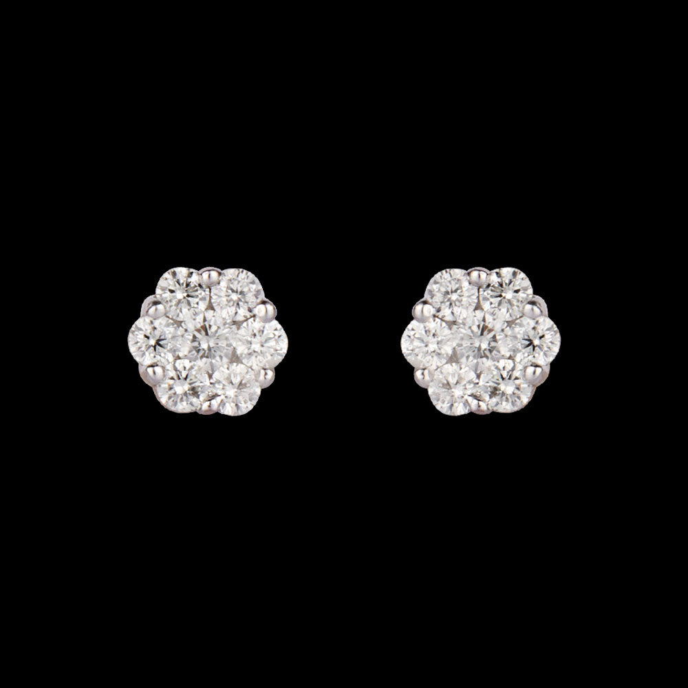 14K Rose Gold Diamond Earrings - 0.31ct SI-GH
