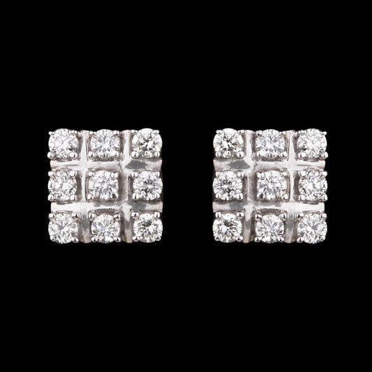 18K Rose Gold Diamond Earrings - 0.322ct VVS-VS-GH