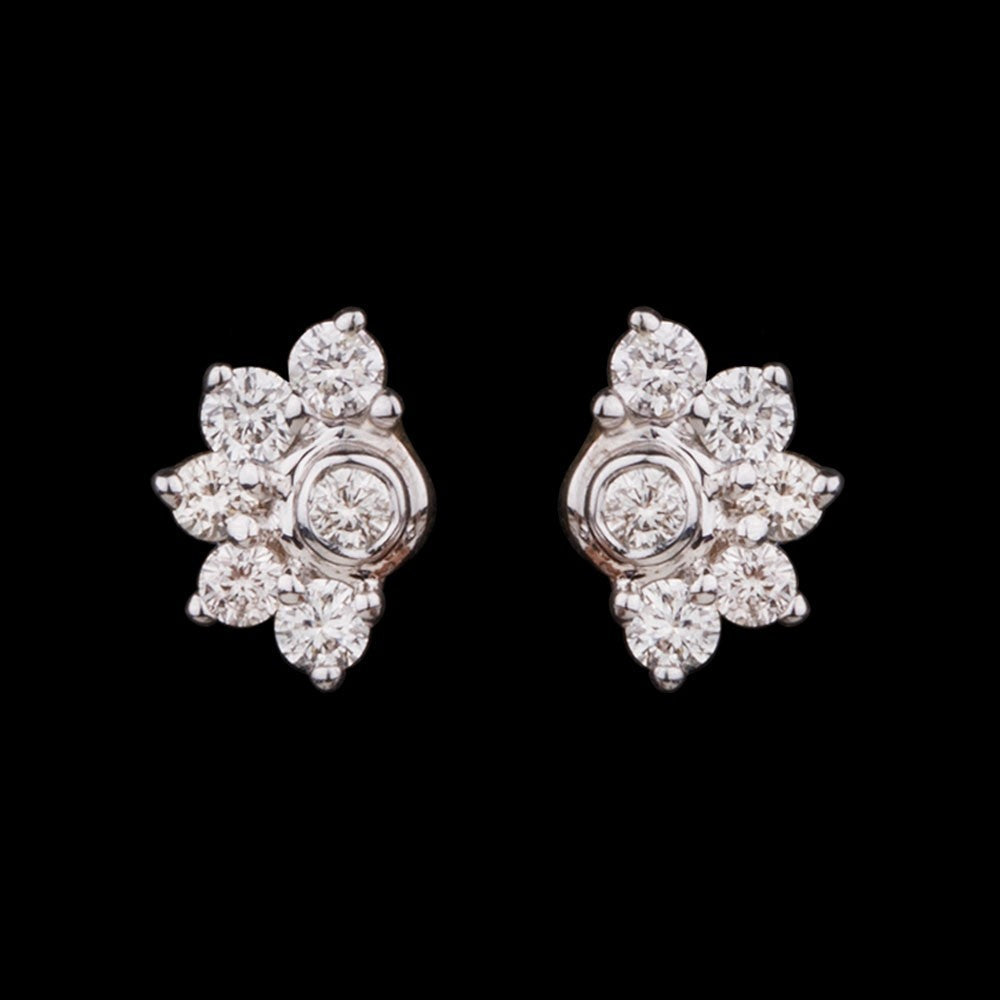 14K Rose Gold Diamond Earrings - 0.22ct SI-IJ