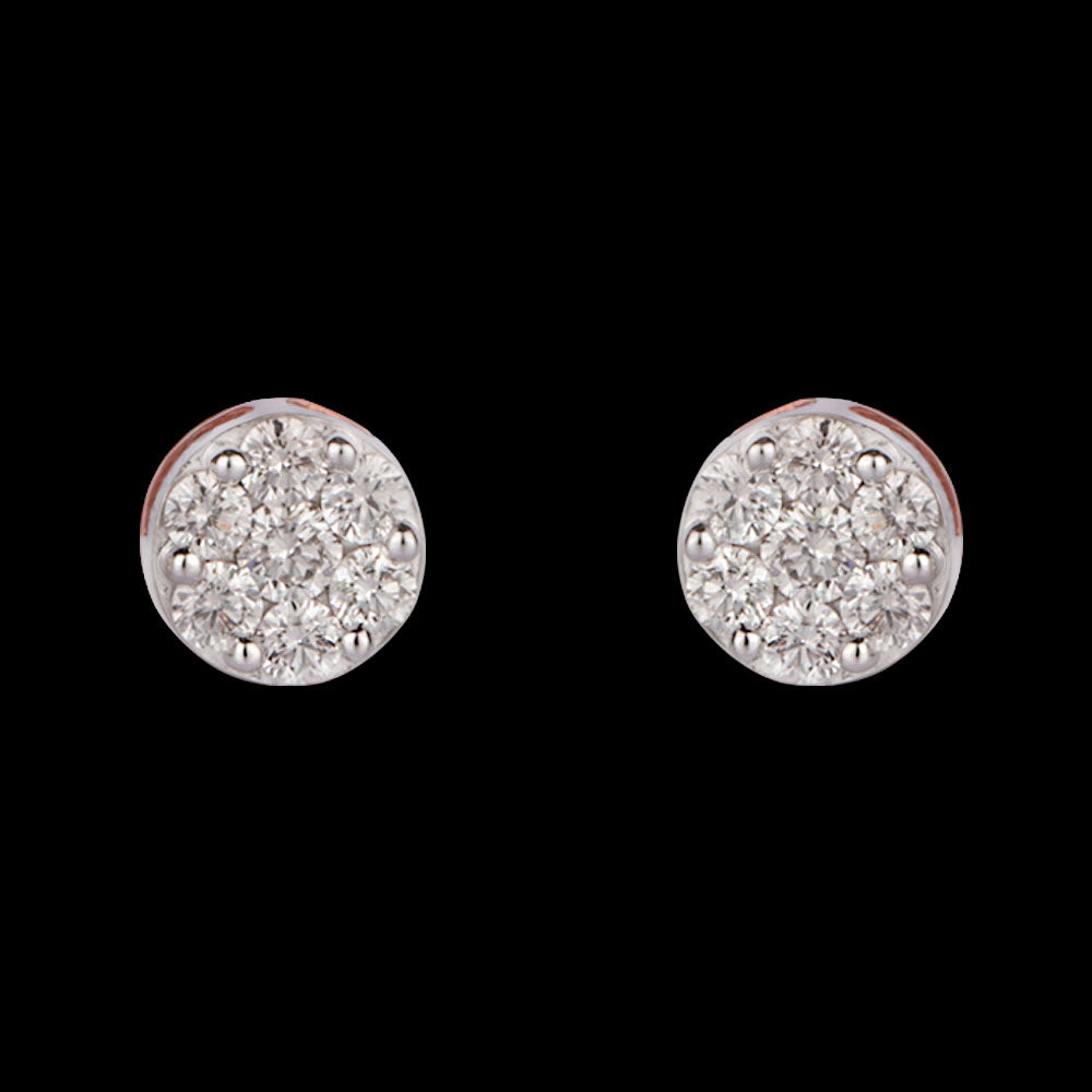 14K Rose Gold Diamond Earrings - 0.4ct VVS-VS-HI