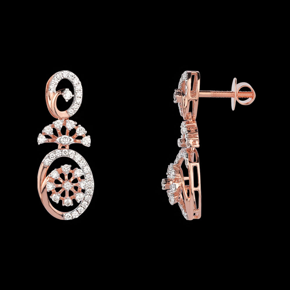 14K Rose Gold Diamond Jewellery - 0.822ct VVS-VS-GH