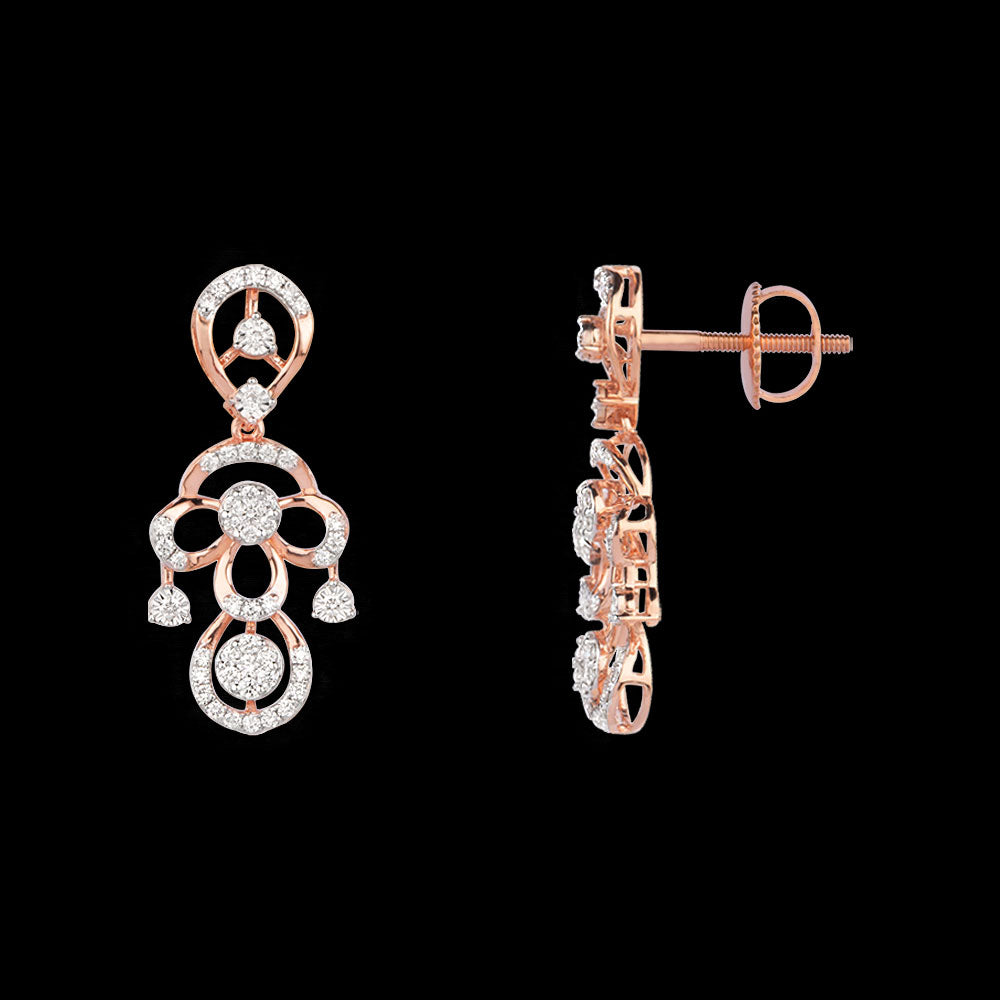 18K Rose Gold Diamond Jewellery - 0.777ct VVS-VS-GH