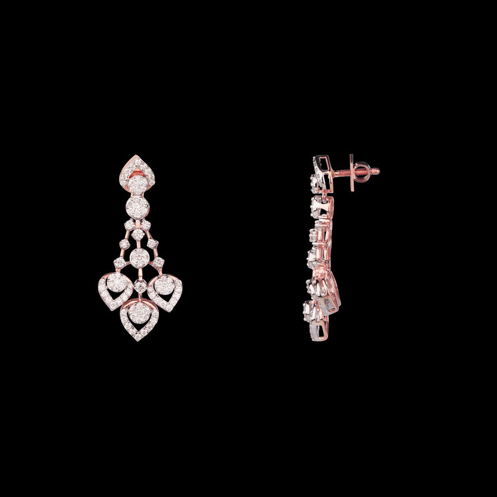 14K Rose Gold Diamond Jewellery - 1.01ct VS-SI-FG