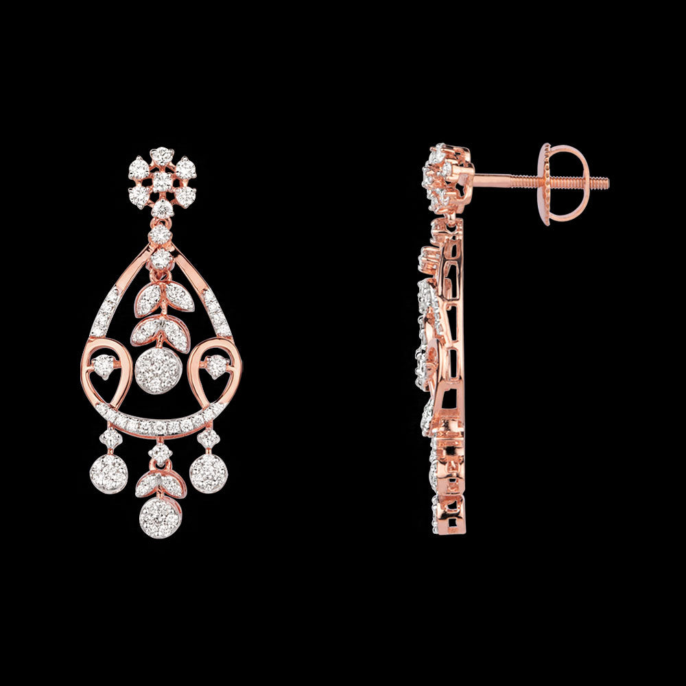 18K Rose Gold Diamond Jewellery - 1.431ct VVS-VS-GH