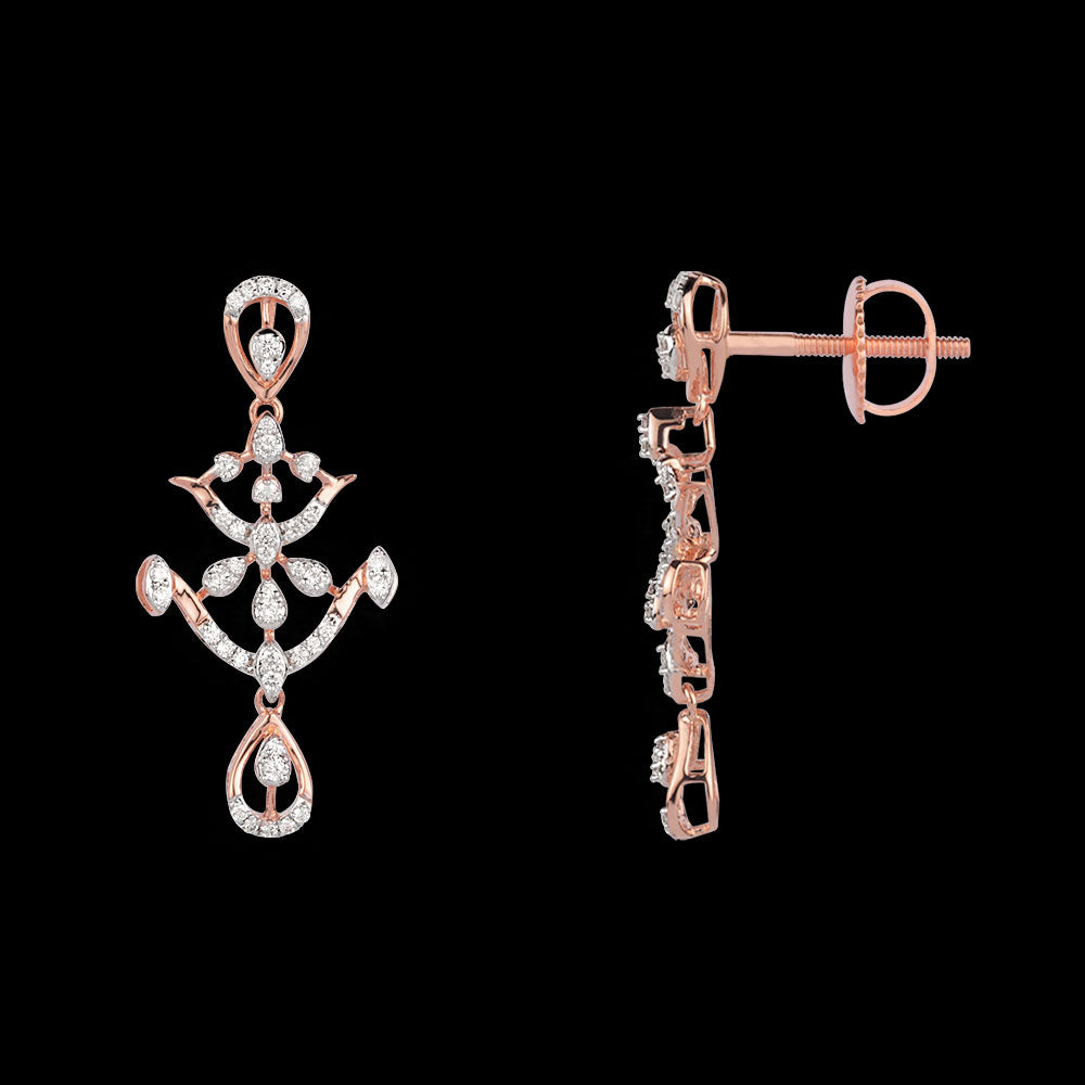 18K Rose Gold Diamond Jewellery - 0.567ct VVS-VS-GH