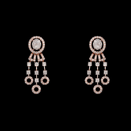 14K Rose Gold Diamond Jewellery - 1.32ct VVS-VS-HI