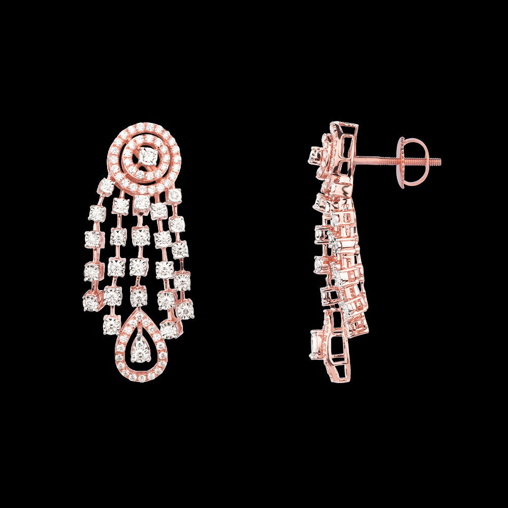 14K Rose Gold Diamond Jewellery - 1.441ct VVS-VS-GH