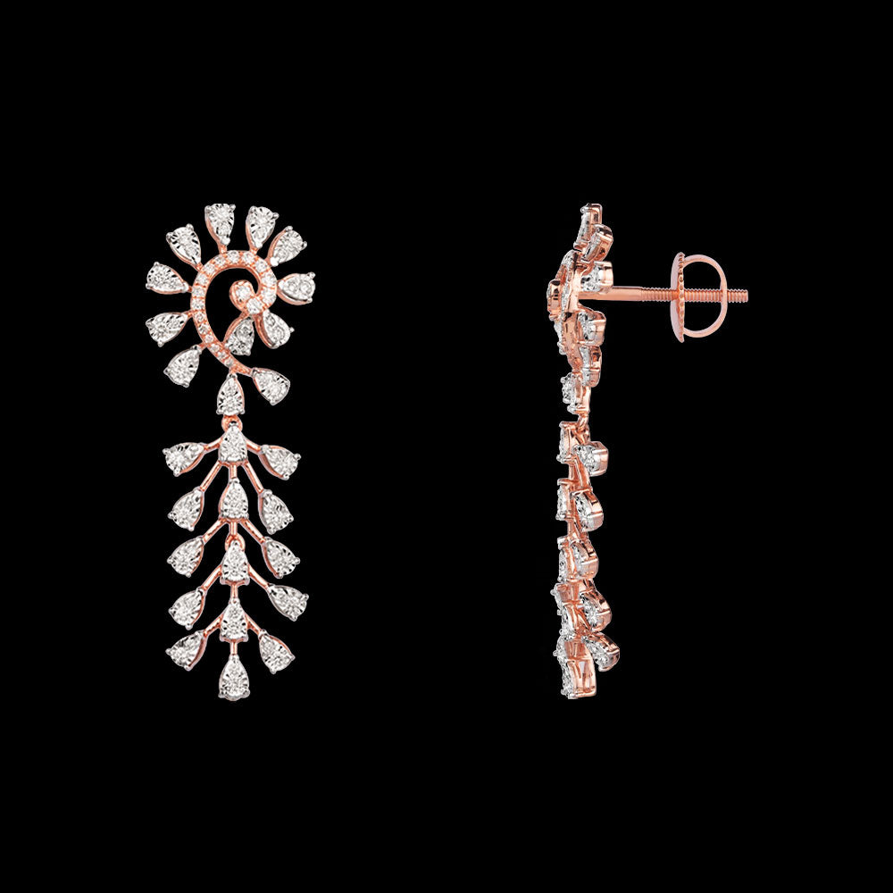 14K Rose Gold Diamond Jewellery - 1.23ct VS-SI-FG