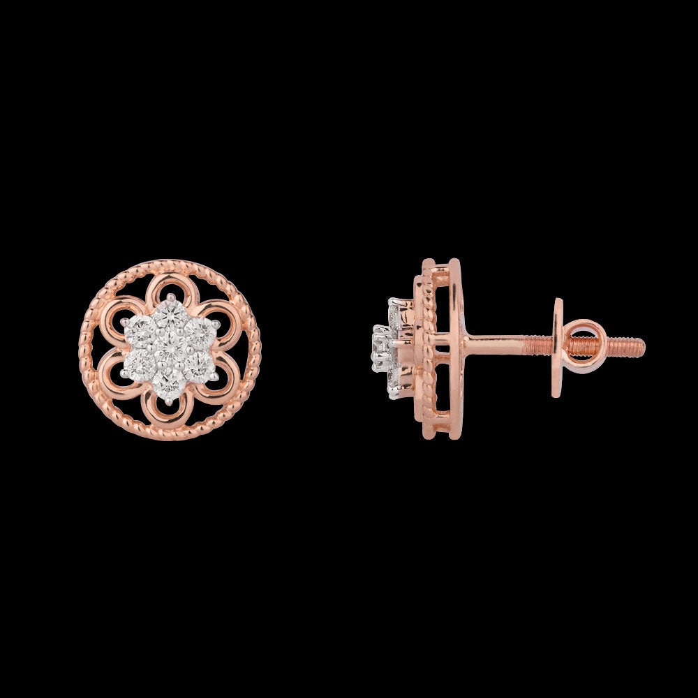 14K Rose Gold Diamond Jewellery - 0.41ct SI-IJ