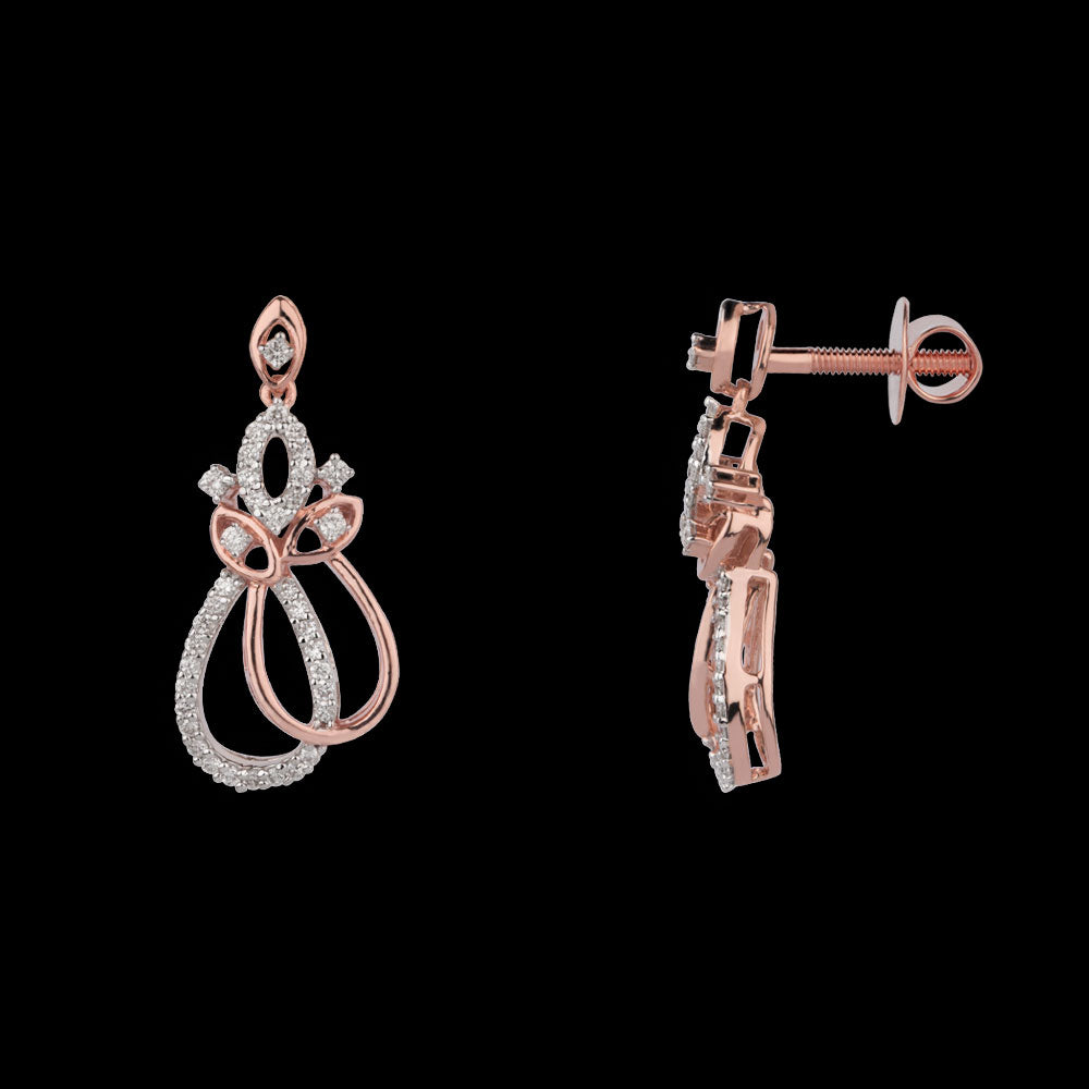 14K Rose Gold Diamond Jewellery - 0.4ct VVS-VS-GH