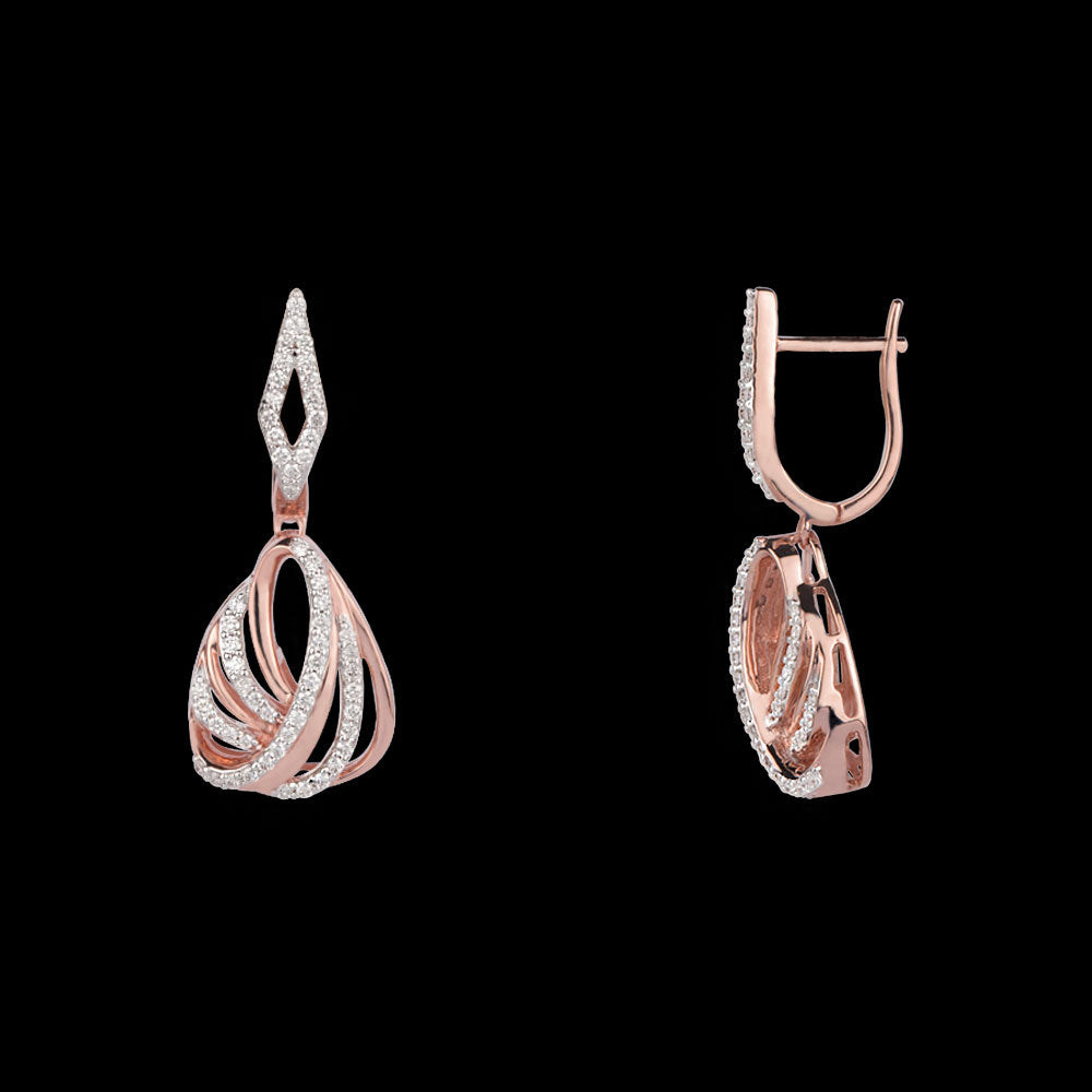 14K Rose Gold Diamond Jewellery - 0.65ct VVS-VS-GH