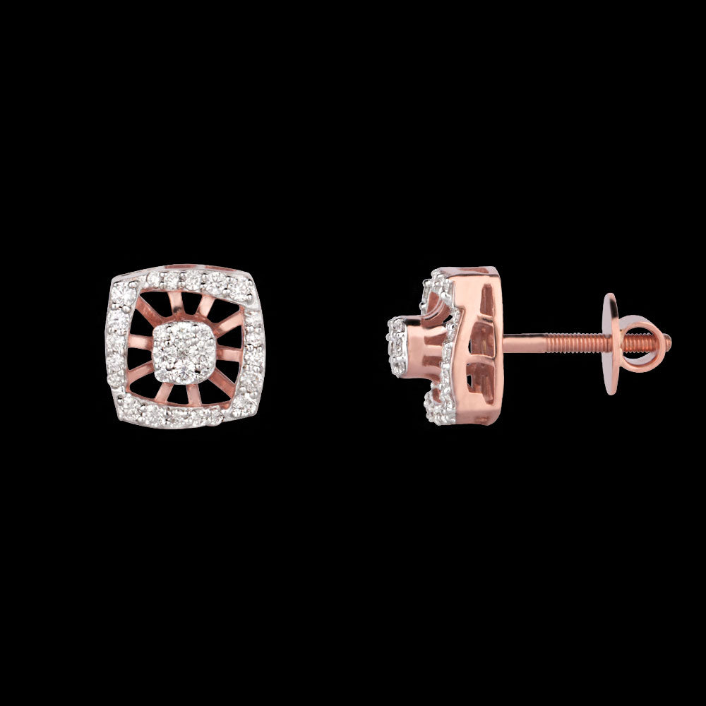 14K Rose Gold Diamond Jewellery - 0.41ct VVS-VS-GH