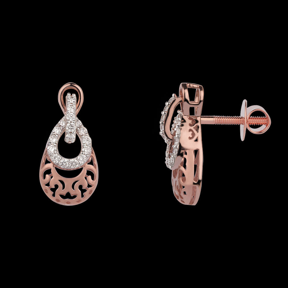 14K Rose Gold Diamond Jewellery - 0.5ct VVS-VS-GH