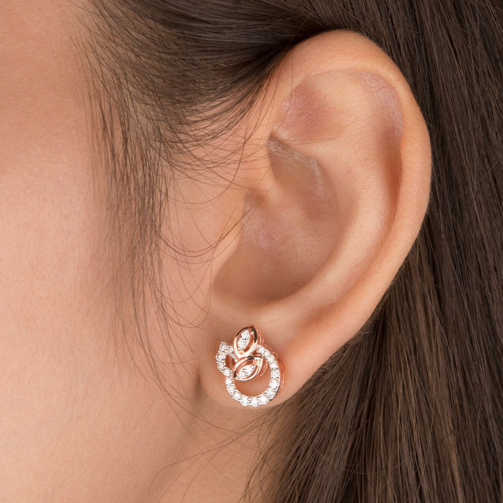 18K Rose Gold Diamond Jewellery - 0.43ct VVS-VS-GH
