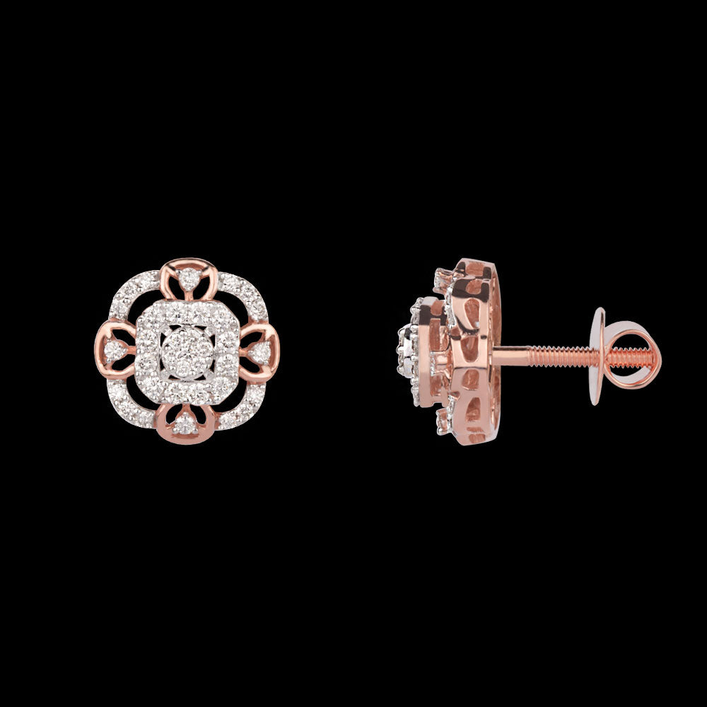 18K Rose Gold Diamond Jewellery - 0.89ct VVS-VS-GH
