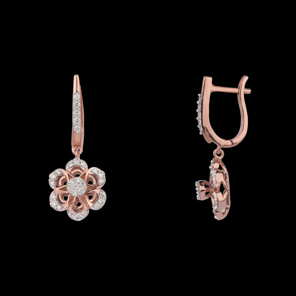 14K Rose Gold Diamond Jewellery - 0.58ct VVS-VS-GH