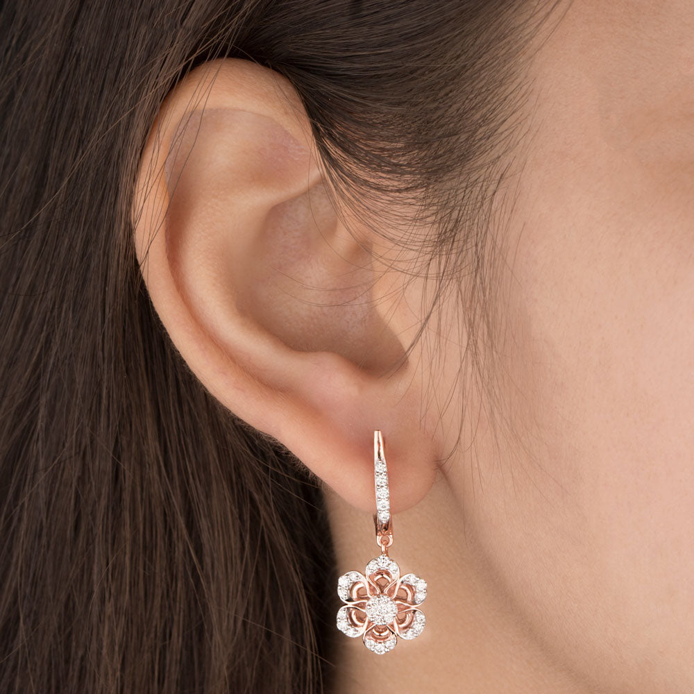 14K Rose Gold Diamond Jewellery - 0.58ct VVS-VS-GH