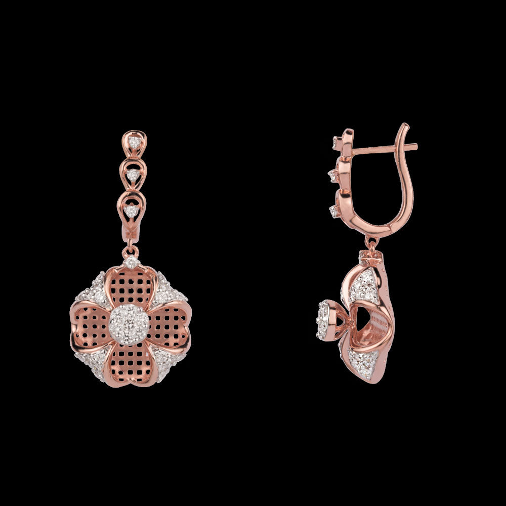 14K Rose Gold Diamond Jewellery - 1.05ct VVS-VS-GH