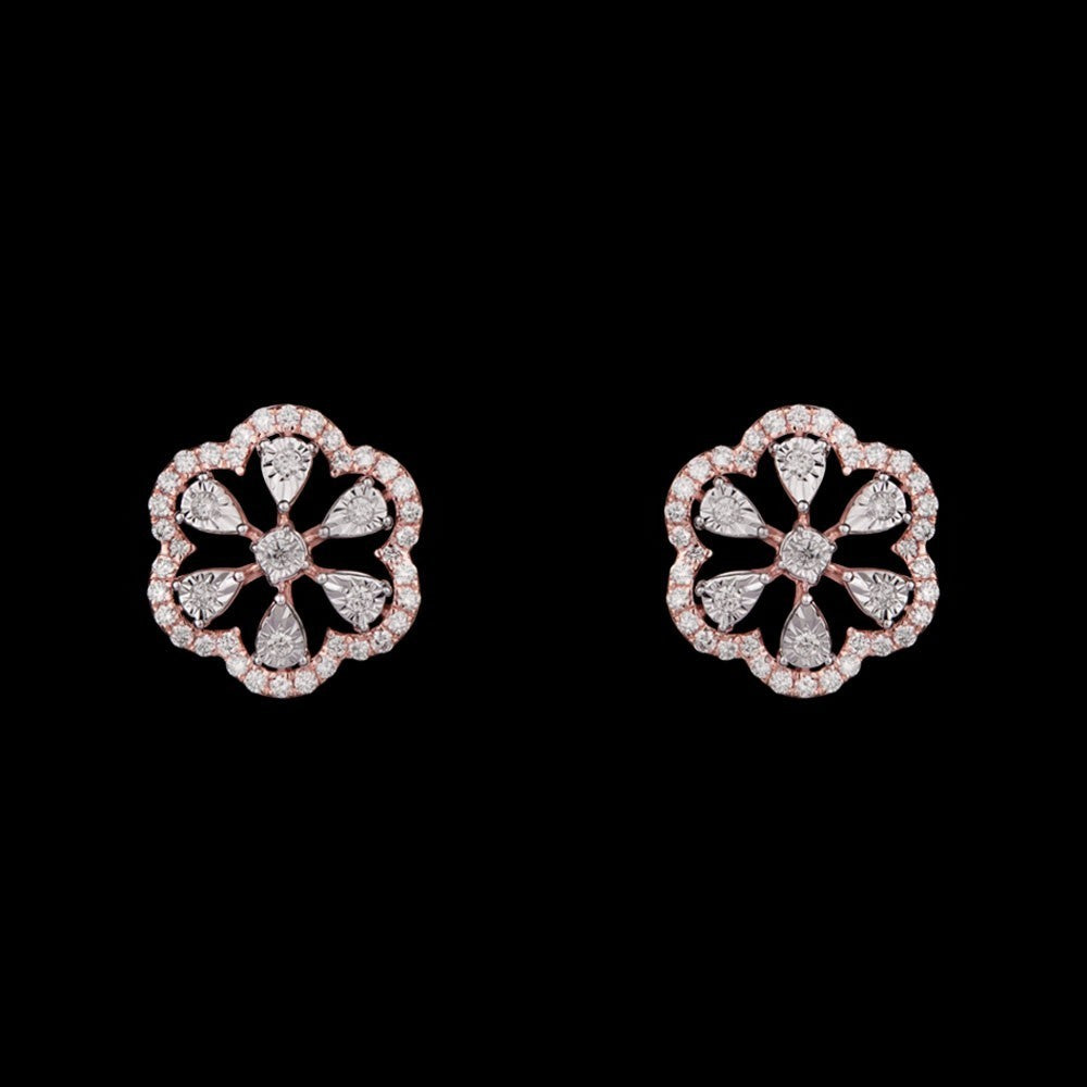 14K Two Tone Gold Diamond Jewellery - 0.43ct VVS-VS-GH
